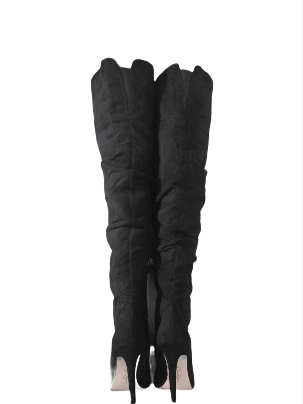 Jessica Simpson Black Suede Over-the-Knee Pointed Toe Boots Size 6.5
